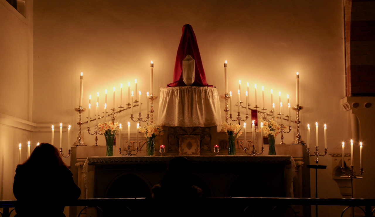 Altar of repose at St Pancras Church